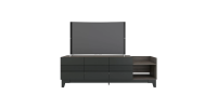 Influence TV Console 72"L 402629 (Bark Grey/Charcoal)